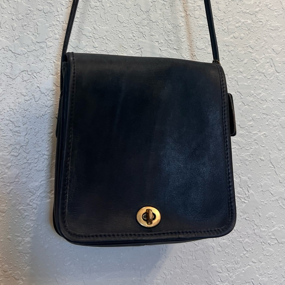 Vintage Coach Companion Flap Crossbody Purse